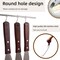 Straight Icing Spatula Stainless Steel Baking Set of 6", 8" & 10" Wooden Handle